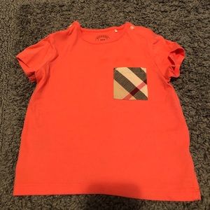 Toddler shirt sleeve Burberry shirt